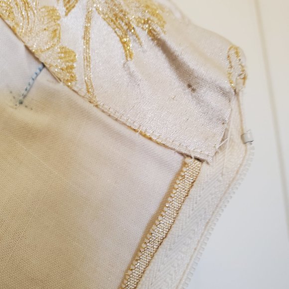 Vintage Fit and Flare Gold and Ivory - Picture 10 of 15